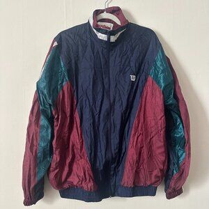 Vintage Men’s Wilson Wind Breaker Jacket, 90s